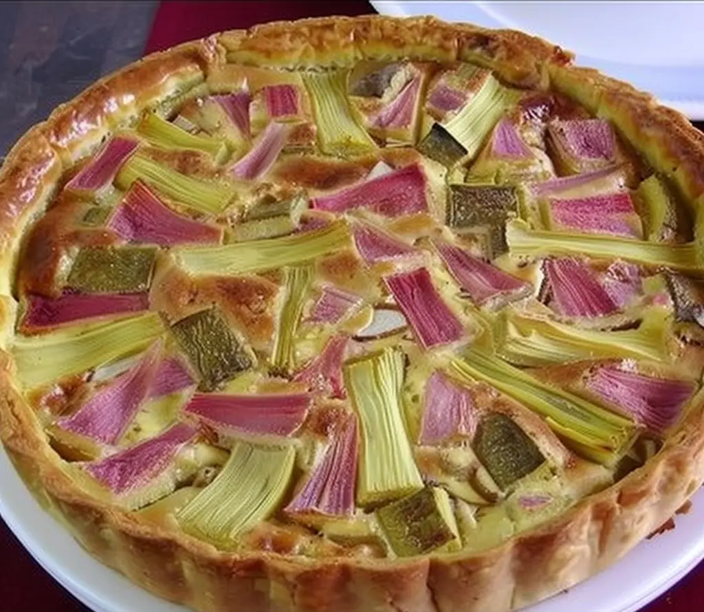 Tarte à la Rhubarbe