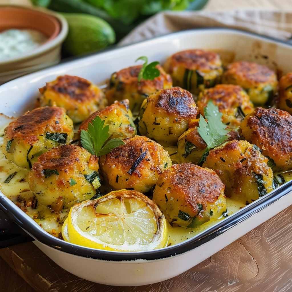 Boulettes de Courgettes au Four