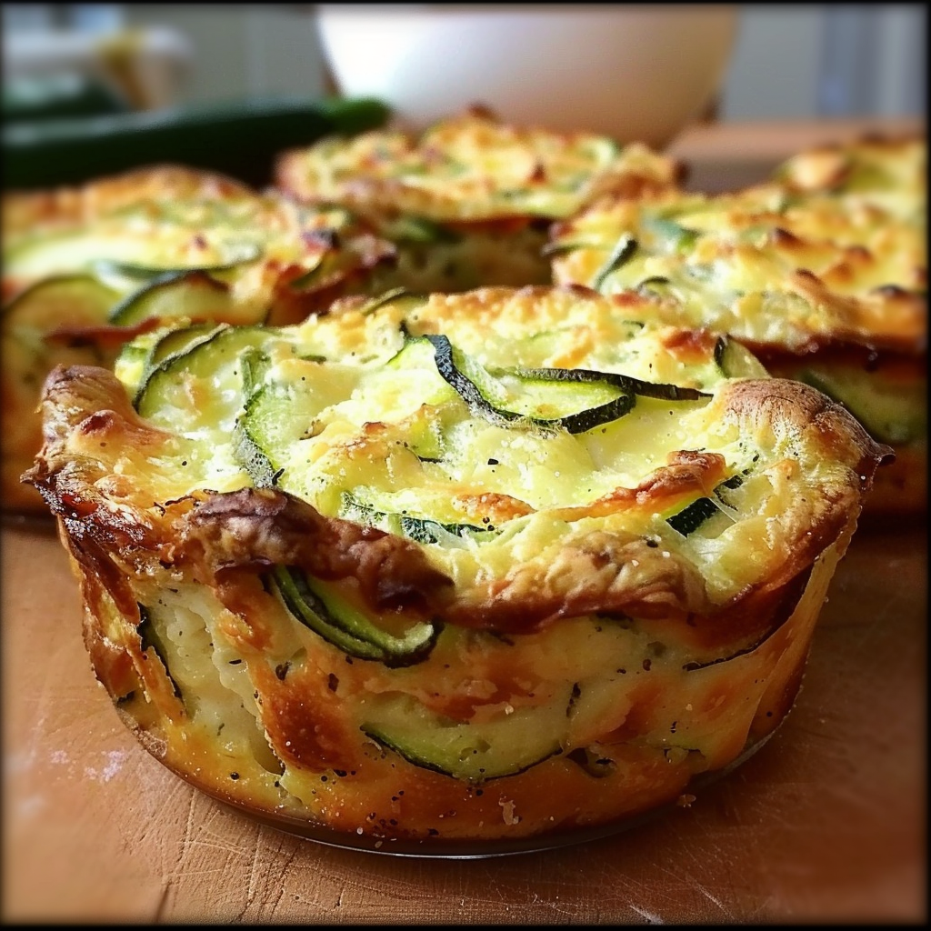 Moelleux au Chèvre et à la Courgette 